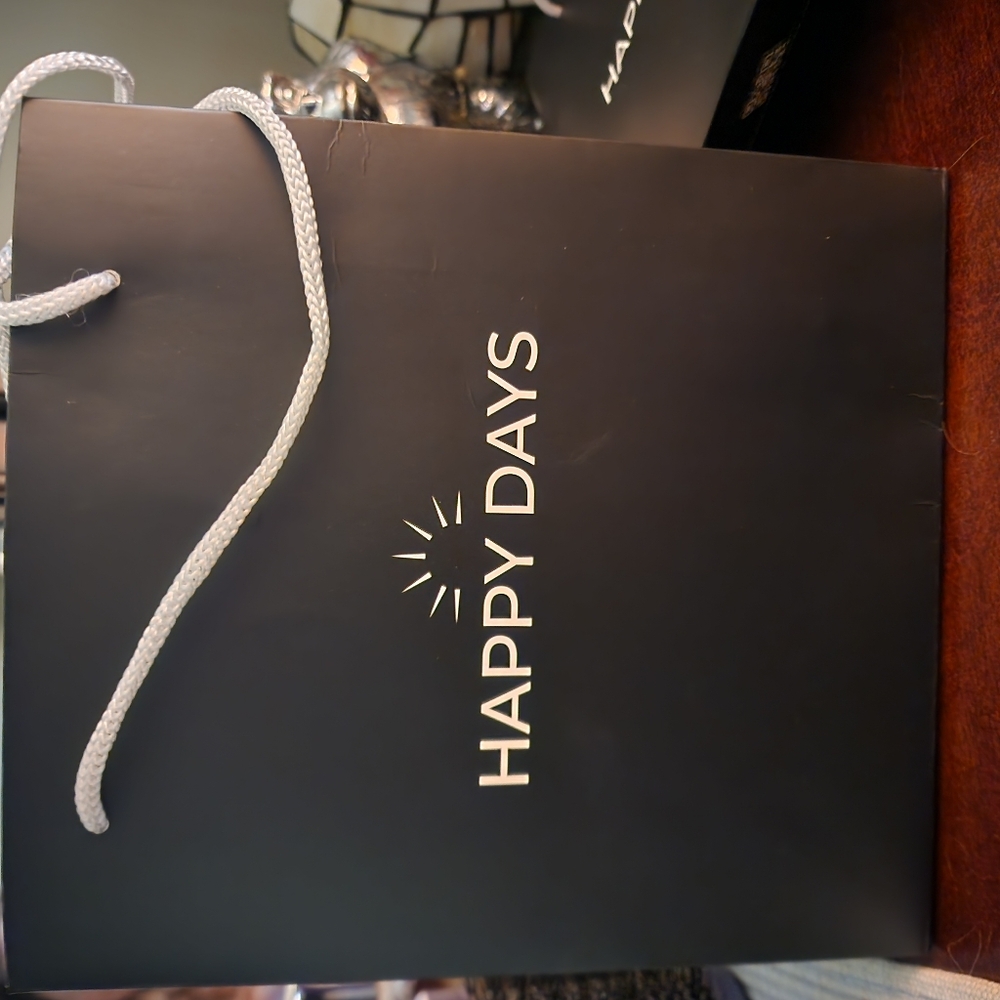 Black Happy Days Gift Bag